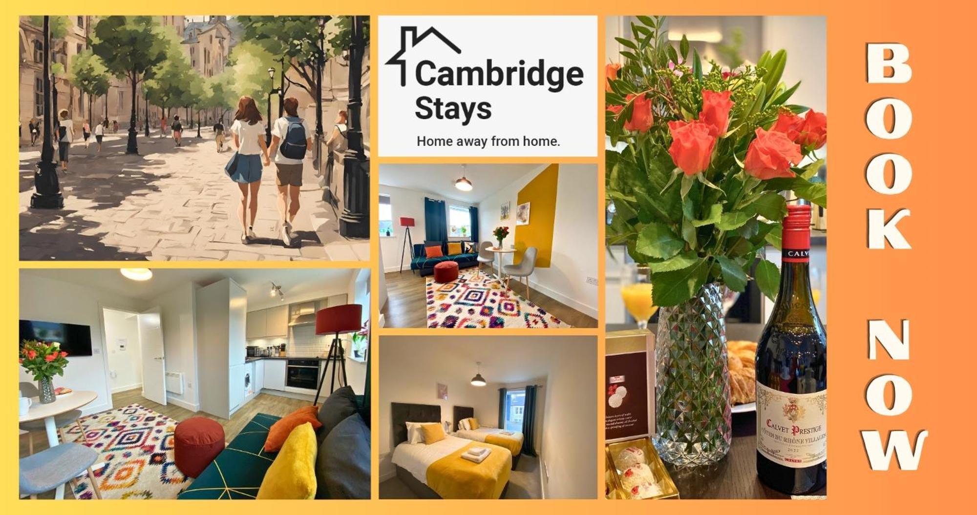 Cambridge Stays Central Apart Hotel 1Br Flats-Easy Walk To City Centre-Parking Εξωτερικό φωτογραφία
